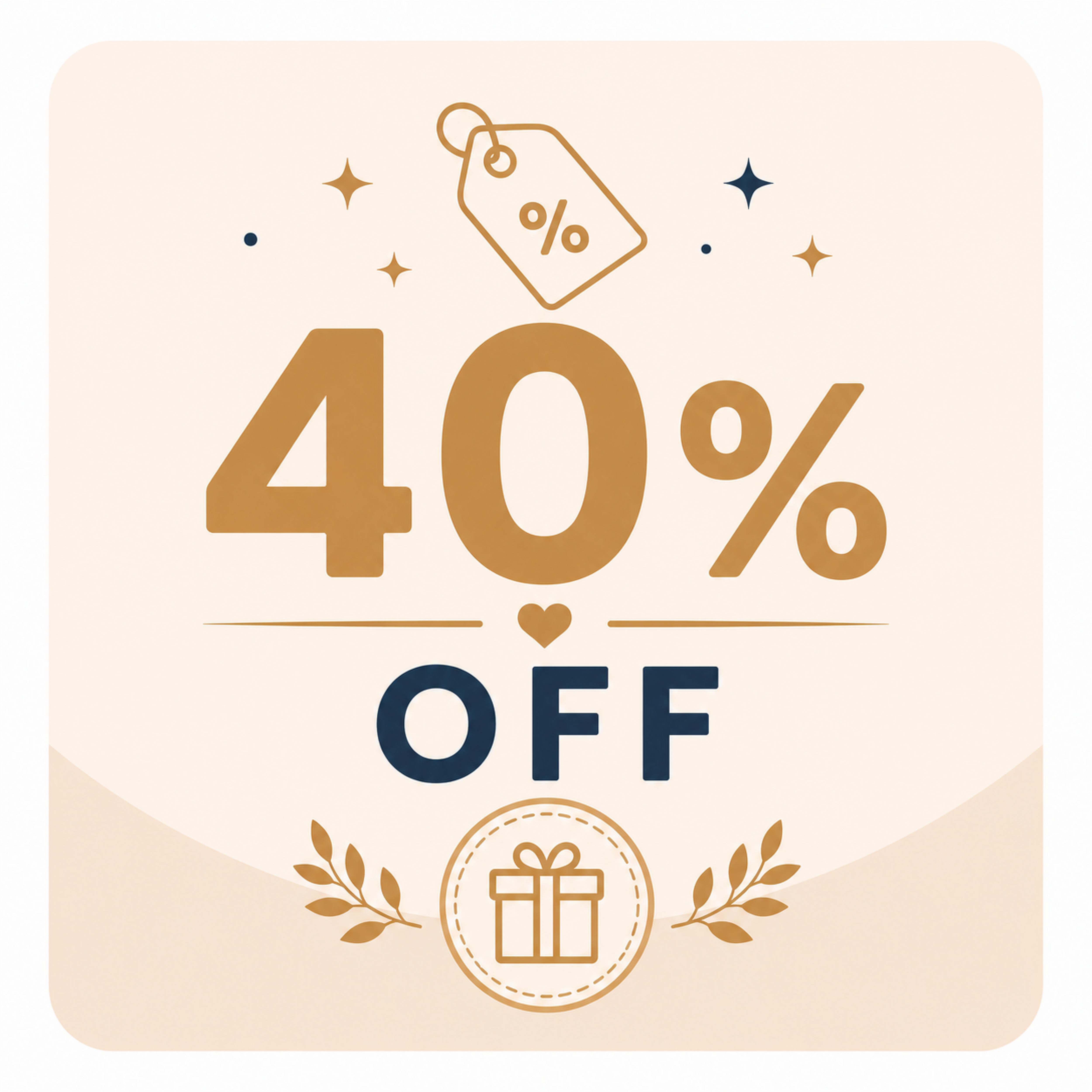 40% off 1.0
